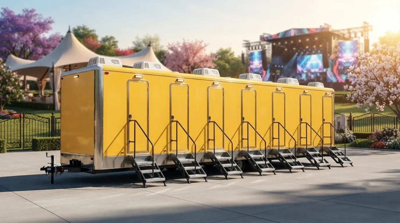 8 Stall Restroom Trailer in Glendale, AZ